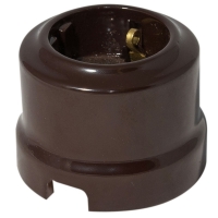 Нажмите для увеличения Ретро розетка Lindas, цвет коричневый