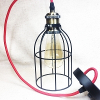 Нажмите для увеличения Светильник подвесной Loft, 250х120 мм, цвет черный